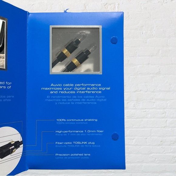 AUVIO Optical Audio Cable New In Box - Picture 3 of 4